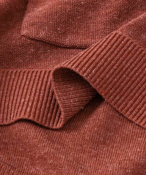 Sonny Label / サニーレーベル カーディガン・ボレロ | 『洗濯可』リネン混Vネックニットカーディガン | 詳細18