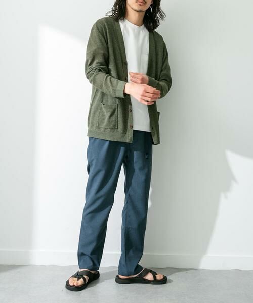 Sonny Label / サニーレーベル カーディガン・ボレロ | 『洗濯可』リネン混Vネックニットカーディガン | 詳細26