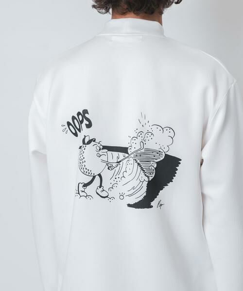 Sonny Label / サニーレーベル Tシャツ | OOPS×RYUAMBE 　モックネックロングTシャツ | 詳細19