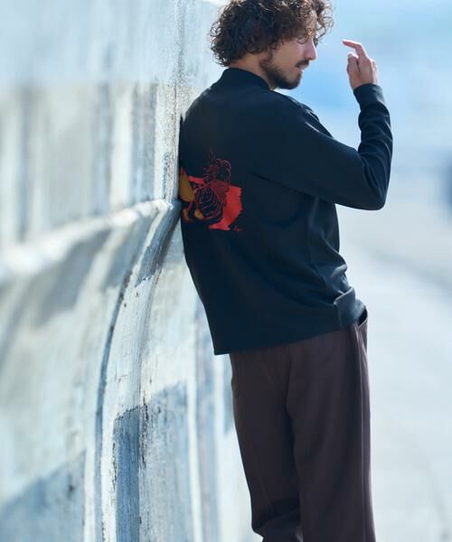 Sonny Label / サニーレーベル Tシャツ | OOPS×RYUAMBE 　モックネックロングTシャツ | 詳細22