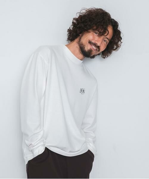 Sonny Label / サニーレーベル Tシャツ | OOPS　機能付きモックネックロングTシャツ | 詳細1