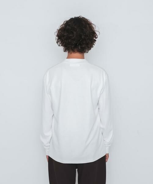 Sonny Label / サニーレーベル Tシャツ | OOPS　機能付きモックネックロングTシャツ | 詳細6