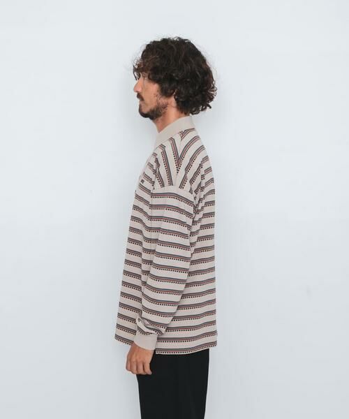 Sonny Label / サニーレーベル Tシャツ | OOPS　レトロボーダーロングTシャツ | 詳細10