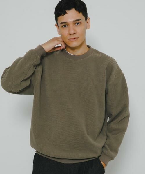 Sonny Label / サニーレーベル Tシャツ | 裏起毛ワッフルリラックスフィットプルオーバー | 詳細1