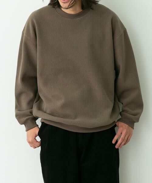 Sonny Label / サニーレーベル Tシャツ | 裏起毛ワッフルリラックスフィットプルオーバー | 詳細11