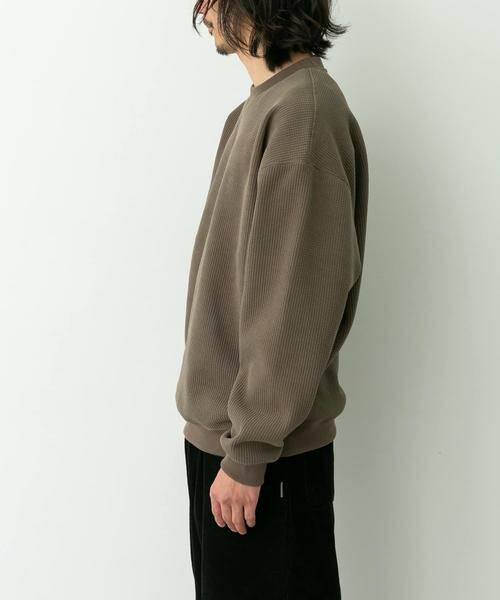 Sonny Label / サニーレーベル Tシャツ | 裏起毛ワッフルリラックスフィットプルオーバー | 詳細15