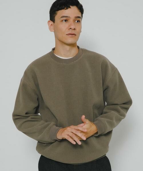 Sonny Label / サニーレーベル Tシャツ | 裏起毛ワッフルリラックスフィットプルオーバー | 詳細3