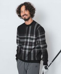 Sonny Label / サニーレーベル ニット・セーター | OOPS　ビッグチェックニット