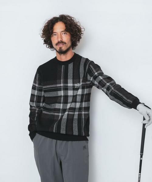 Sonny Label / サニーレーベル ニット・セーター | OOPS　ビッグチェックニット | 詳細10