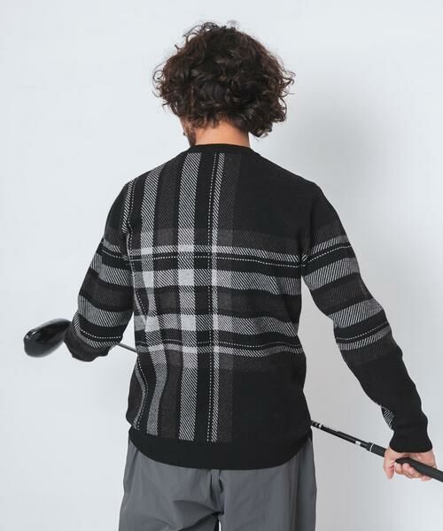 Sonny Label / サニーレーベル ニット・セーター | OOPS　ビッグチェックニット | 詳細11