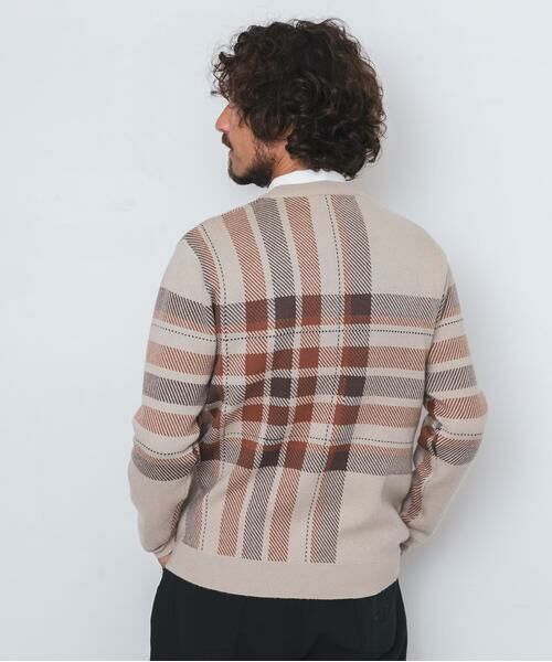 Sonny Label / サニーレーベル ニット・セーター | OOPS　ビッグチェックニット | 詳細17