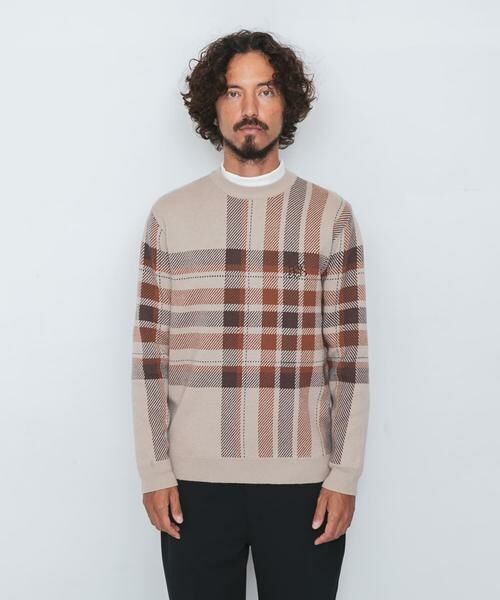 Sonny Label / サニーレーベル ニット・セーター | OOPS　ビッグチェックニット | 詳細19