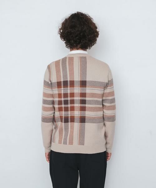 Sonny Label / サニーレーベル ニット・セーター | OOPS　ビッグチェックニット | 詳細21