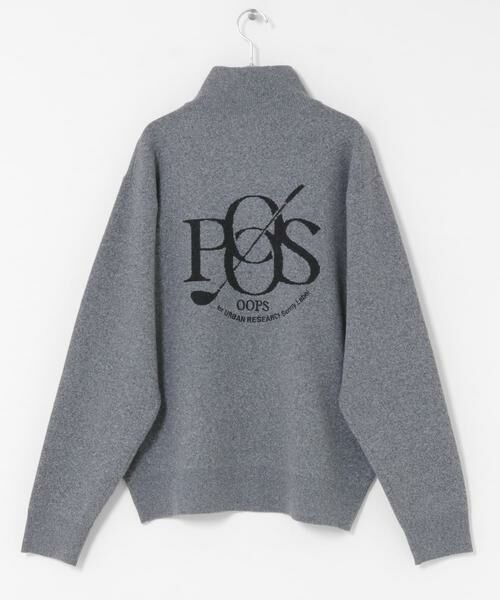 Sonny Label / サニーレーベル ニット・セーター | OOPS　バックBIGロゴニット | 詳細18
