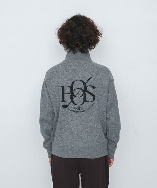 Sonny Label / サニーレーベル ニット・セーター | OOPS　バックBIGロゴニット | 詳細14