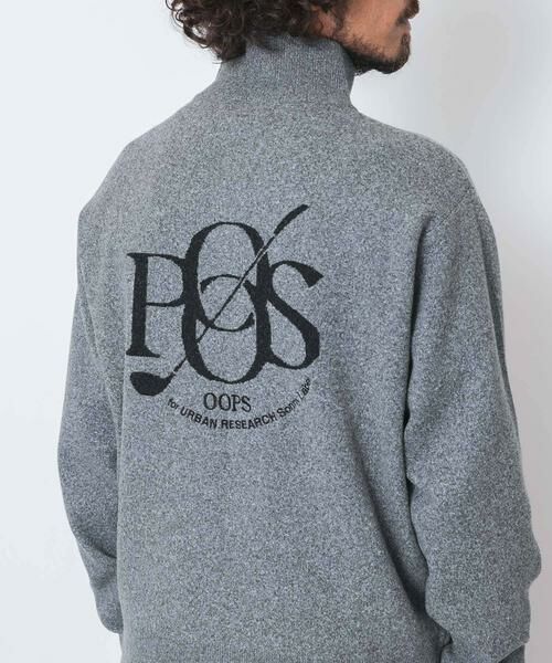 Sonny Label / サニーレーベル ニット・セーター | OOPS　バックBIGロゴニット | 詳細15