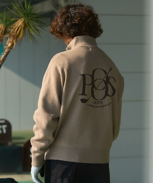 Sonny Label / サニーレーベル ニット・セーター | OOPS　バックBIGロゴニット | 詳細23