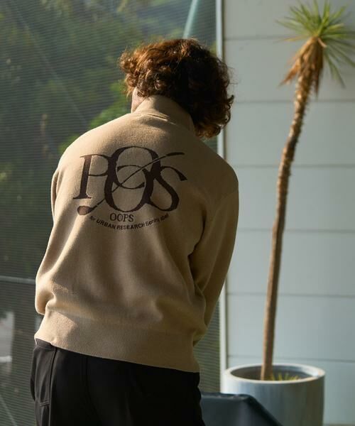 Sonny Label / サニーレーベル ニット・セーター | OOPS　バックBIGロゴニット | 詳細24