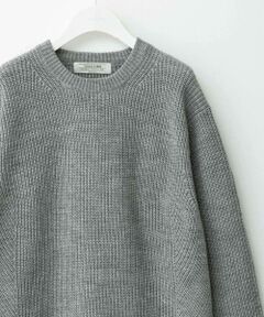 Sonny Label / サニーレーベル ニット・セーター | ウォッシャブルウール混クルーネックニット