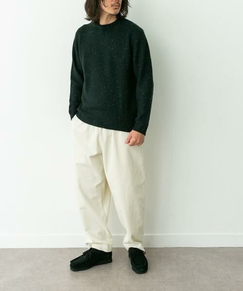 Sonny Label / サニーレーベル ニット・セーター | ウォッシャブルウール混クルーネックニット | 詳細3