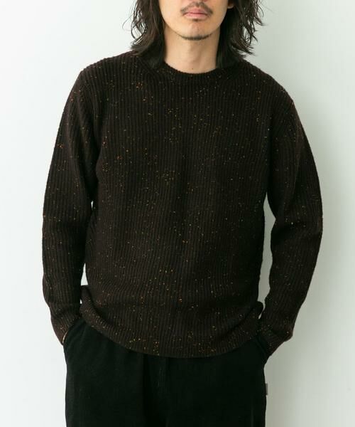 Sonny Label / サニーレーベル ニット・セーター | ウォッシャブルウール混クルーネックニット | 詳細7