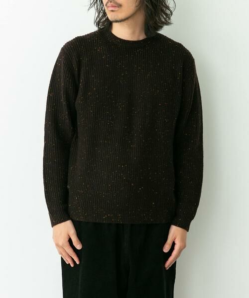 Sonny Label / サニーレーベル ニット・セーター | ウォッシャブルウール混クルーネックニット | 詳細9