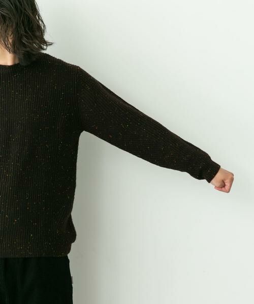 Sonny Label / サニーレーベル ニット・セーター | ウォッシャブルウール混クルーネックニット | 詳細12