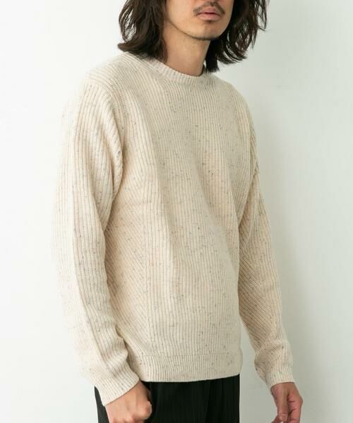 Sonny Label / サニーレーベル ニット・セーター | ウォッシャブルウール混クルーネックニット | 詳細20