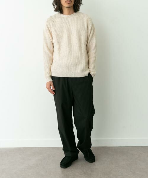 Sonny Label / サニーレーベル ニット・セーター | ウォッシャブルウール混クルーネックニット | 詳細22