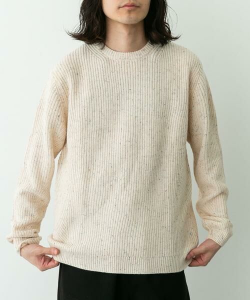 Sonny Label / サニーレーベル ニット・セーター | ウォッシャブルウール混クルーネックニット | 詳細26