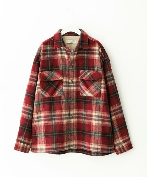 Sonny Label / サニーレーベル シャツ・ブラウス | シャギーチェックダブルポケットシャツ | 詳細12