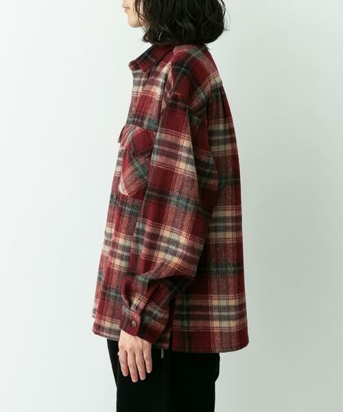 Sonny Label / サニーレーベル シャツ・ブラウス | シャギーチェックダブルポケットシャツ | 詳細14