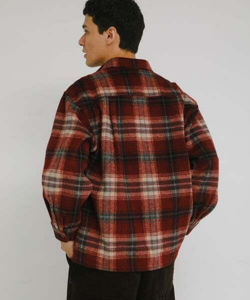 Sonny Label / サニーレーベル シャツ・ブラウス | シャギーチェックダブルポケットシャツ | 詳細3