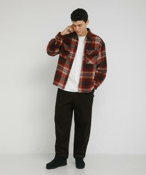 Sonny Label / サニーレーベル シャツ・ブラウス | シャギーチェックダブルポケットシャツ | 詳細6