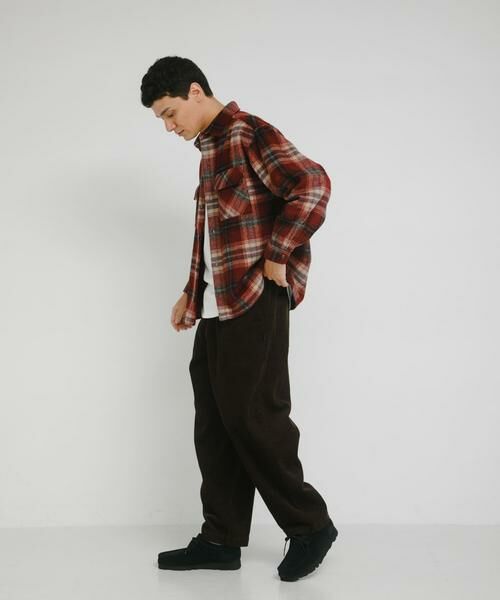 Sonny Label / サニーレーベル シャツ・ブラウス | シャギーチェックダブルポケットシャツ | 詳細7