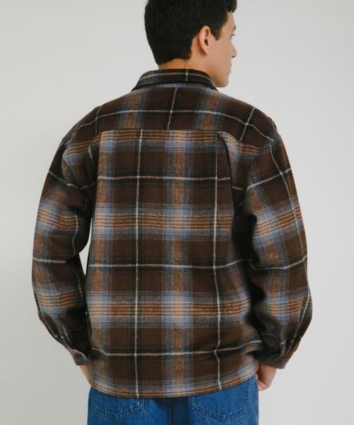 Sonny Label / サニーレーベル シャツ・ブラウス | シャギーチェックダブルポケットシャツ | 詳細18