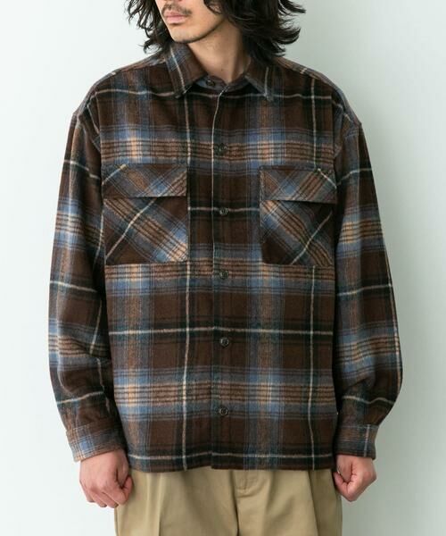 Sonny Label / サニーレーベル シャツ・ブラウス | シャギーチェックダブルポケットシャツ | 詳細29