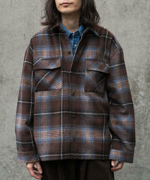 Sonny Label / サニーレーベル シャツ・ブラウス | シャギーチェックダブルポケットシャツ | 詳細23