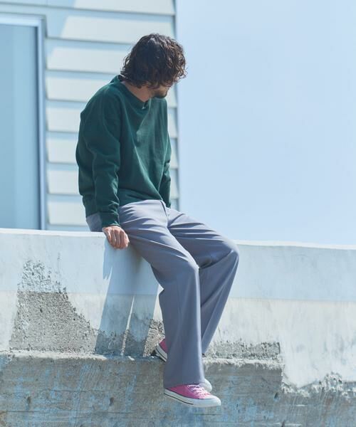 Sonny Label/サニーレーベル OOPS 360°ストレッチフレアパンツ グレー M