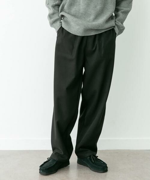 Sonny Label/サニーレーベル 裏起毛ユーティリティイージーパンツ ブラック L Sonny Label/サニーレーベル 裏起毛ユーティリティイージーパンツ ブラック L