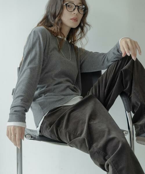 Sonny Label / サニーレーベル Tシャツ | 『UR TECH』蓄熱ベーシックロングTシャツ | 詳細24