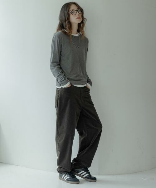 Sonny Label / サニーレーベル Tシャツ | 『UR TECH』蓄熱ベーシックロングTシャツ | 詳細26