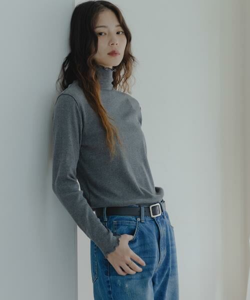 Sonny Label / サニーレーベル Tシャツ | 『UR TECH』蓄熱ハイネックメロウプルオーバー | 詳細24