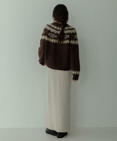 Sonny Label / サニーレーベル ニット・セーター | 求心柄ニットカーディガン | 詳細7