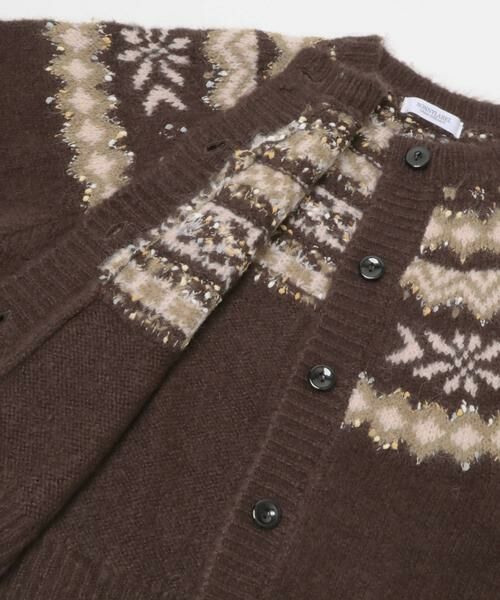 Sonny Label / サニーレーベル ニット・セーター | 求心柄ニットカーディガン | 詳細9