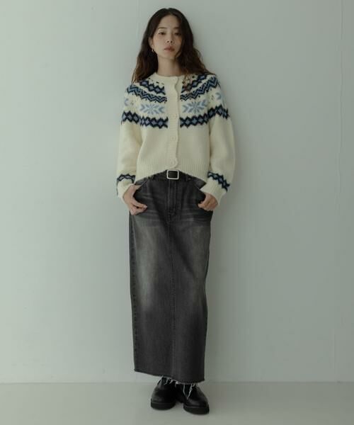 Sonny Label / サニーレーベル ニット・セーター | 求心柄ニットカーディガン | 詳細28