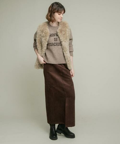 Sonny Label / サニーレーベル ニット・セーター | 『洗濯可』ジャガードロゴニットプルオーバー | 詳細5