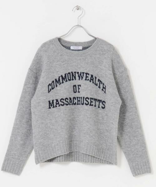 Sonny Label / サニーレーベル ニット・セーター | 『洗濯可』ジャガードロゴニットプルオーバー | 詳細30