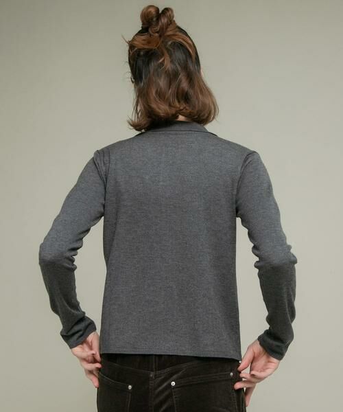 Sonny Label / サニーレーベル ニット・セーター | シルク混フリルニットシャツ | 詳細23