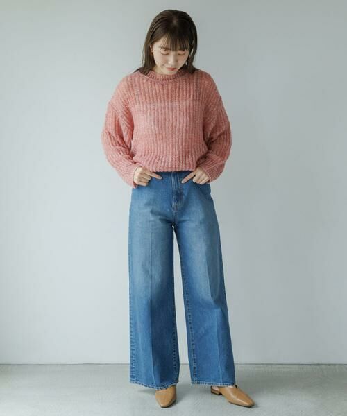 Sonny Label / サニーレーベル ニット・セーター | 『WEB/一部店舗限定』ヘアリーローゲージニット | 詳細7